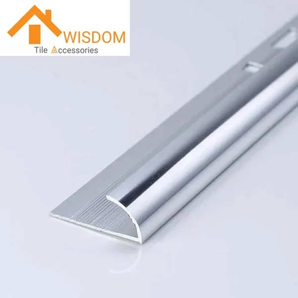 Aluminum Curved Tile Edge Trim for Ceramic Applications 1.2mm