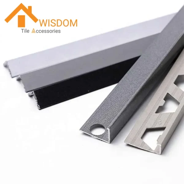 Aluminum Decorative Strips for Tiles Custom Shapes