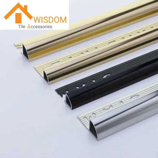 Aluminum Extrusion Profiles for Tile Trim 1.2mm Thickness