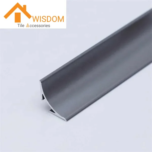 Aluminum Inside Corner Tile Trim for Metal Applications