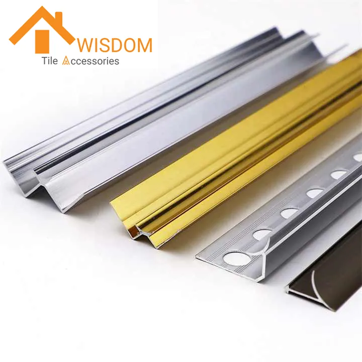 Aluminum Inside Corner Tile Trim for Metal Applications