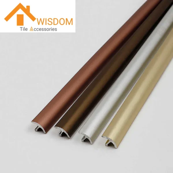 Aluminum T-Shape Transition Strips 1.2mm for Furniture Applications