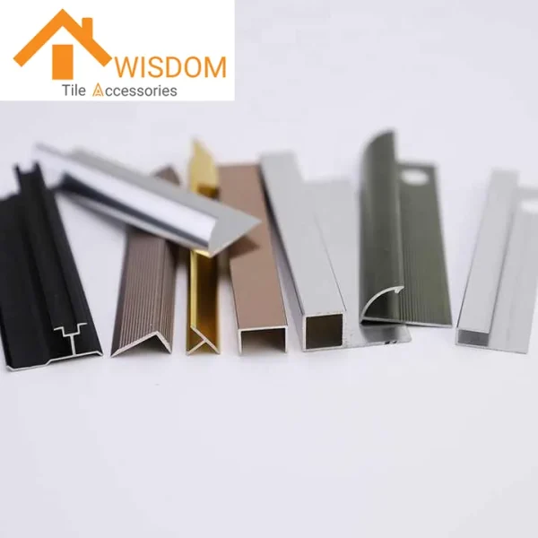 Aluminum Tile Trim Profile for Decorative Applications