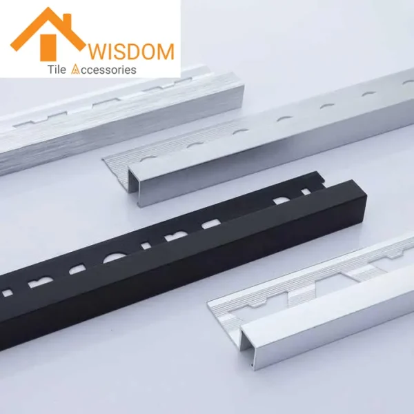 Aluminum Tile Trim for Protective Applications 1.2mm Thickness