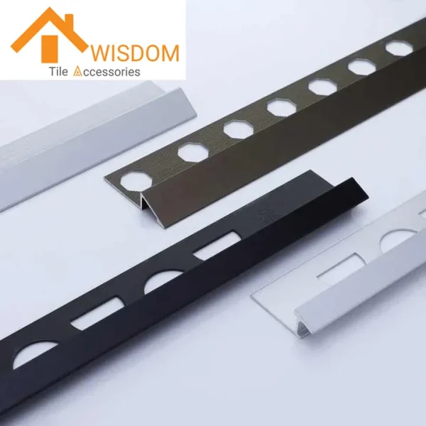 Aluminum Tile Trim for Protective Applications 1.2mm Thickness
