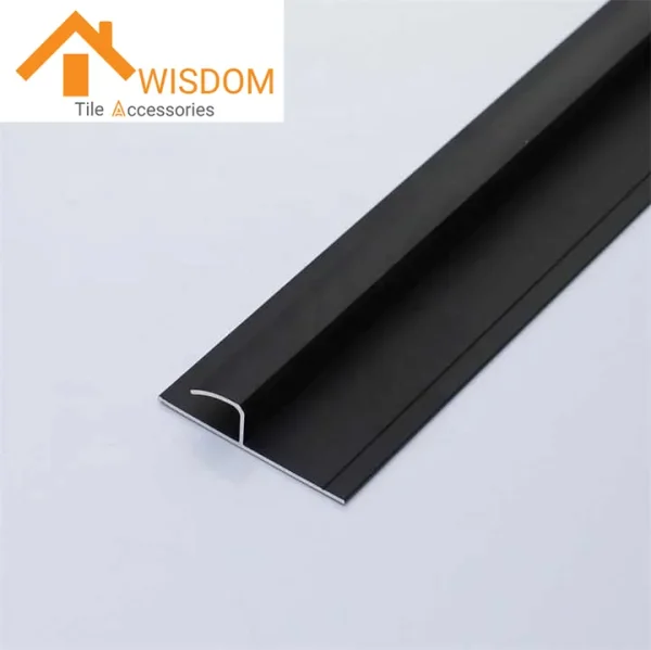 Aluminum Tile to Vinyl Floor Trim 1.2mm Thickness