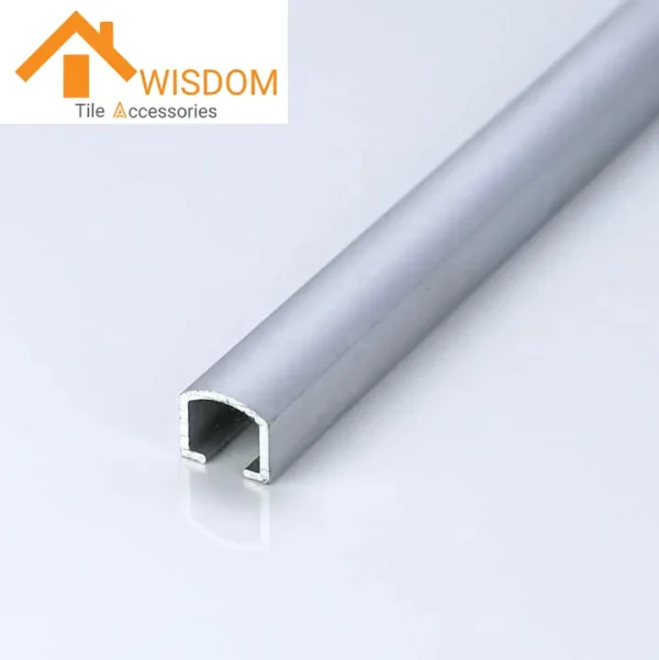 Aluminum U-Shaped Tile Edge Trim 1.2mm Thickness