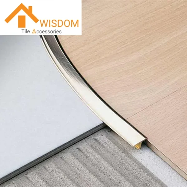 Bendable Aluminum Flooring Transition Trim for Tile and Carpet
