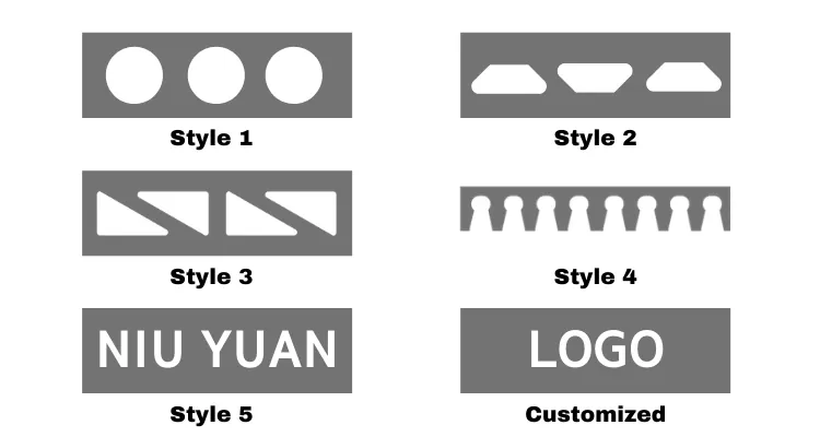 Case Aluminum Ceramic Square Edge Tile Trim for Wall Applications 004