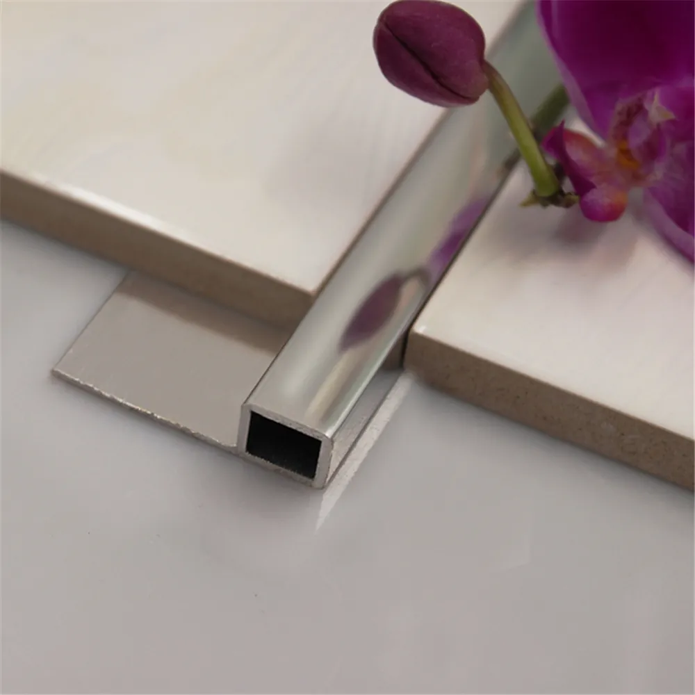 Case Aluminum Square Edge Tile Trim Corners 1.2mm Thickness 002