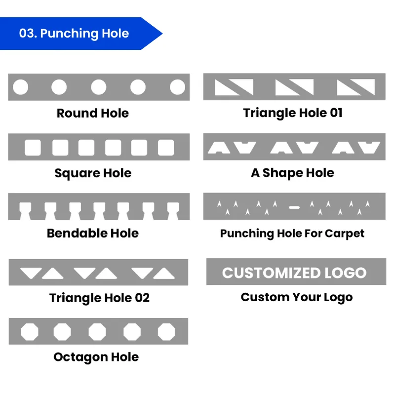 Case Aluminum Tile Trim Profile for Decorative Applications 003