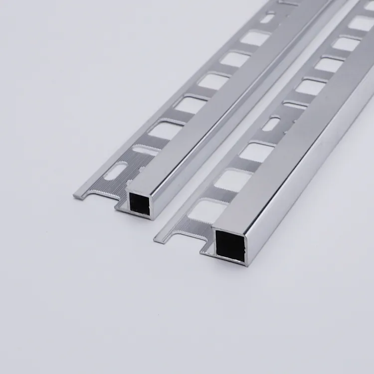 Case Anodized Aluminum Square Edge Tile Trims 1.2mm Thickness 002