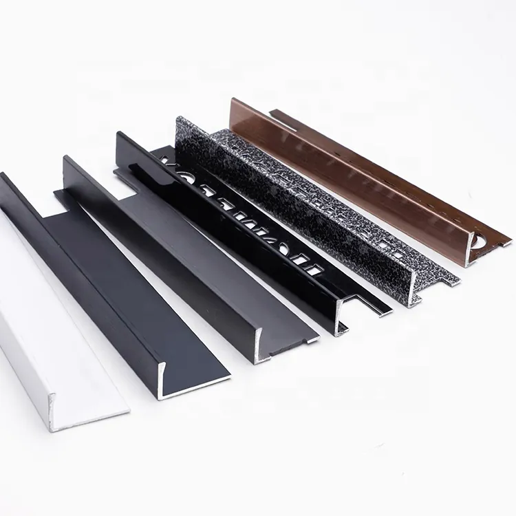 Case L Shaped Aluminum Tile Corner Trim for Marble Custom Colors 002