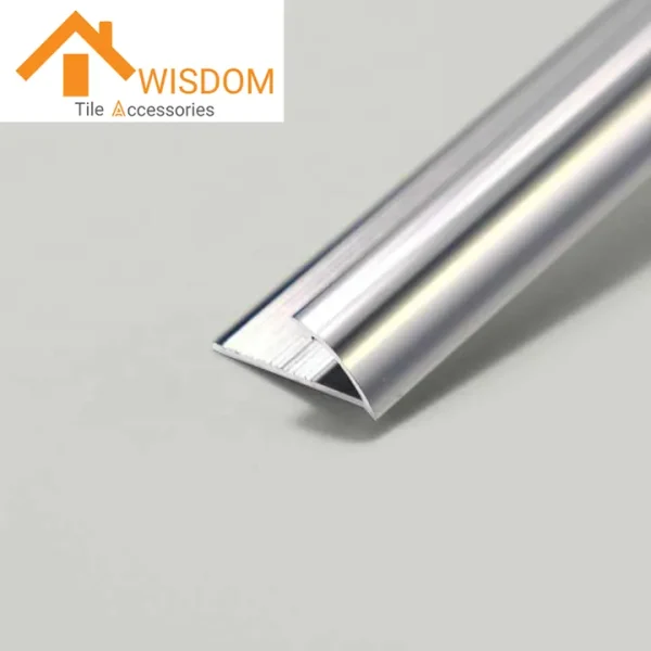 Chrome Polished Aluminum Tile Trim Customizable Free Sample