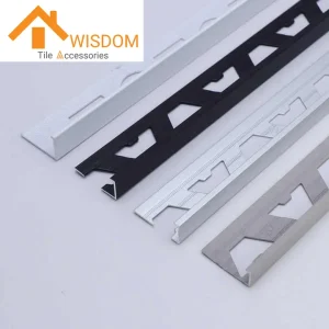 Custom Aluminum Tile Edge Trim Profiles for Various Corner Shapes