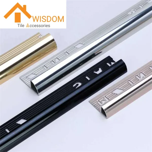 Custom Size Aluminum Tile Edge Trim Profile