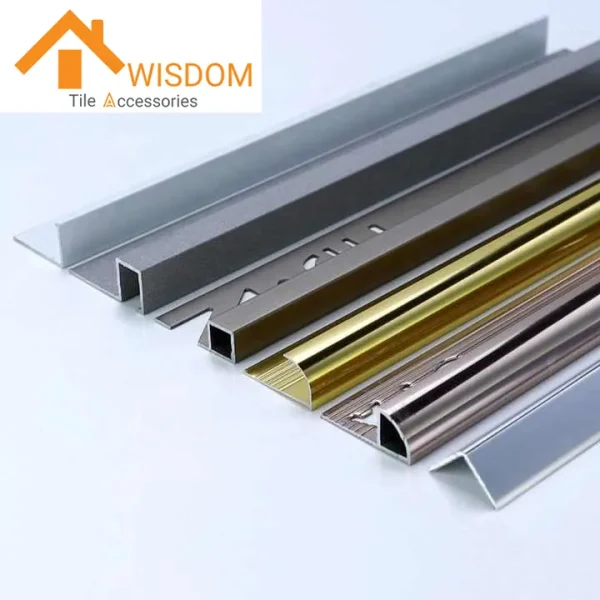 Customizable Metal Tile Edge Trim Profiles in Various Sizes