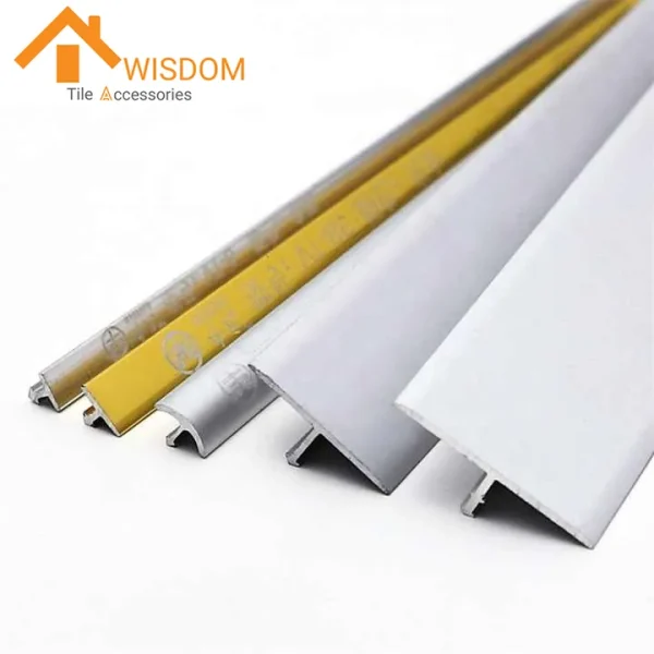 Gold Aluminum Edge Strips for Metal Inlay 1.2mm Thickness