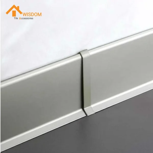150mm Aluminum Skirting Board for Flooring Applications