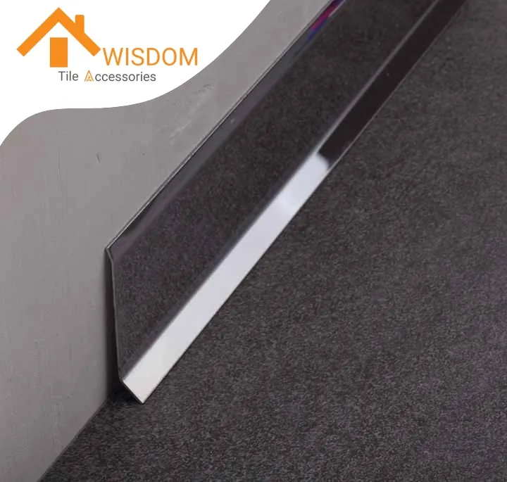 304/316 Stainless Steel Floor Skirting for Wall Foot Decoration 4 304/316 Stainless Steel Floor Skirting for Wall Foot Decoration