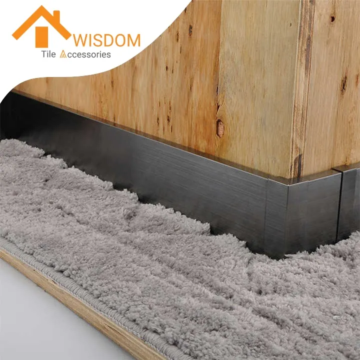 304 Stainless Steel Skirting Profiles for Floor Decoration 2.5M