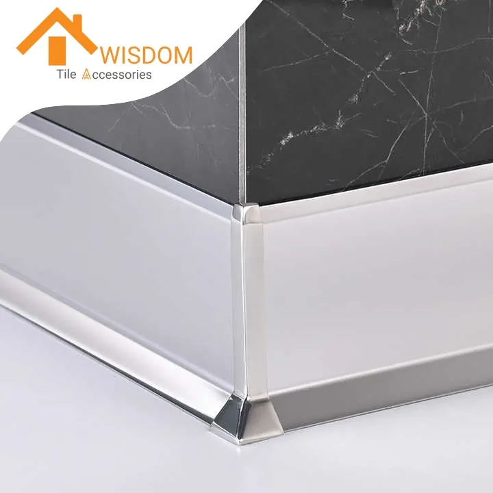 304 Stainless Steel Skirting Profiles for Tile Trim 2.5M Length 1 304 Stainless Steel Skirting Profiles for Tile Trim 2.5M Length
