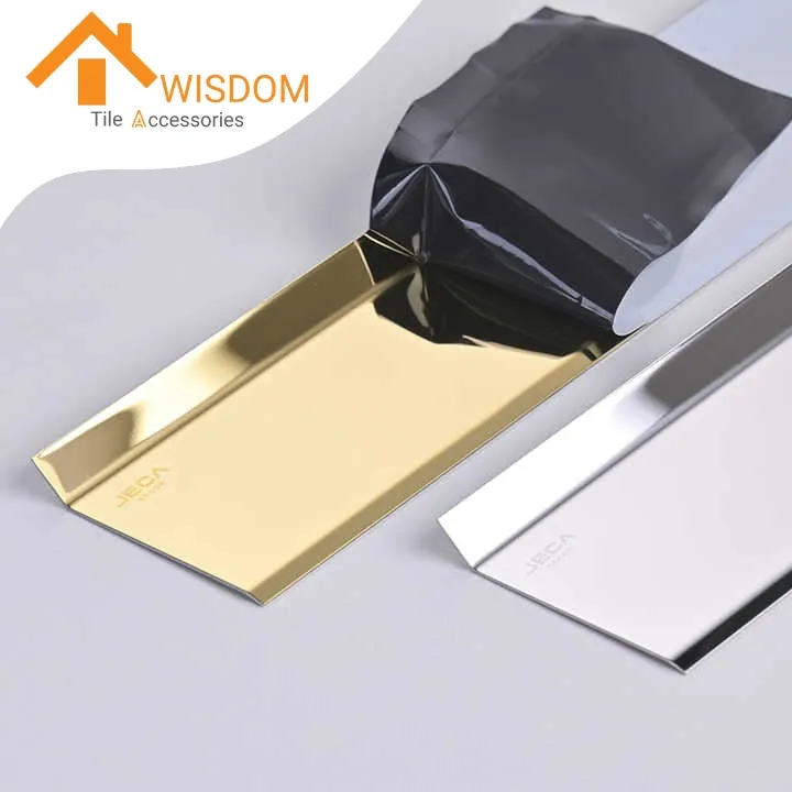 304 Stainless Steel Skirting Profiles for Tile Trim 2.5M Length 3 304 Stainless Steel Skirting Profiles for Tile Trim 2.5M Length