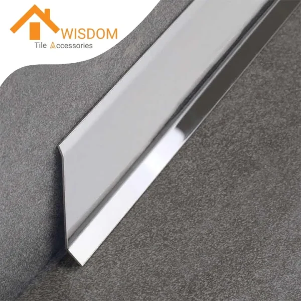 304 Stainless Steel Skirting Profiles for Wall Decoration 2.5M