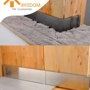 304 Stainless Steel Wall Skirting for Foot Decoration 2.5M Length