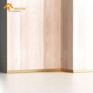 40mm to 100mm Aluminum Skirting Board for Outdoor Floor Applications