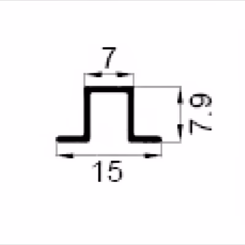 Aluminium Hat Channel Size Specification