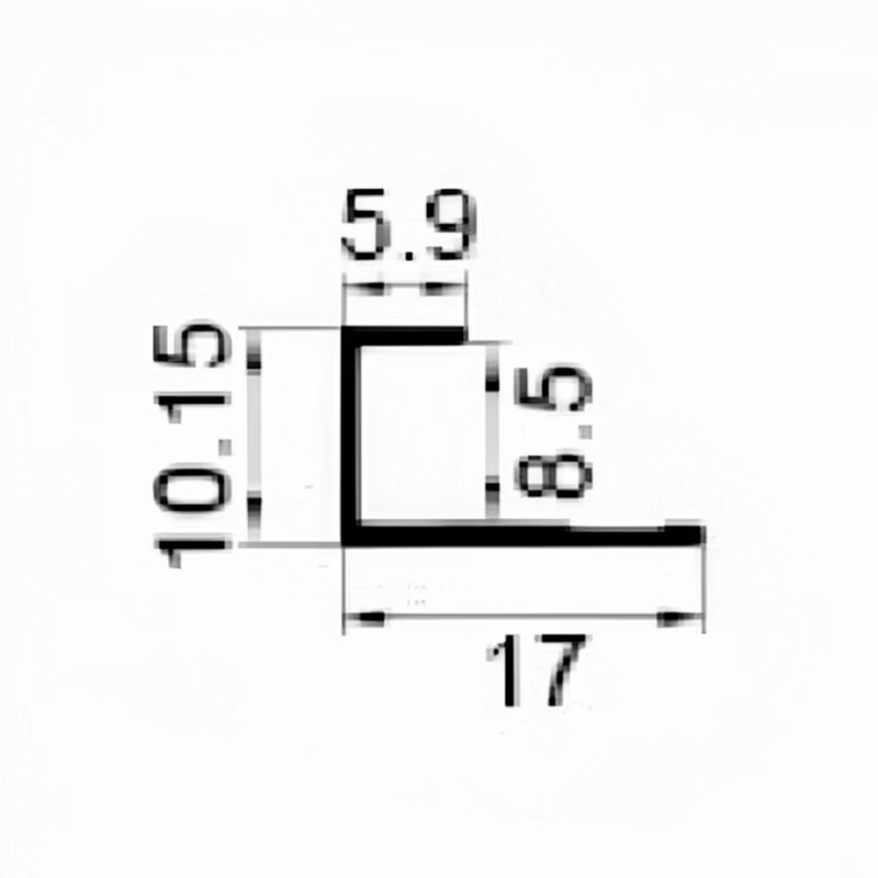 Aluminium J Channel Size Specification