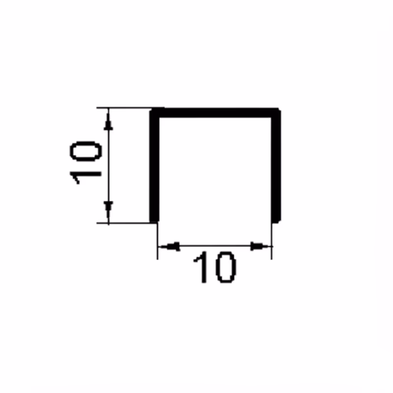 Aluminium U Channel Size Specification