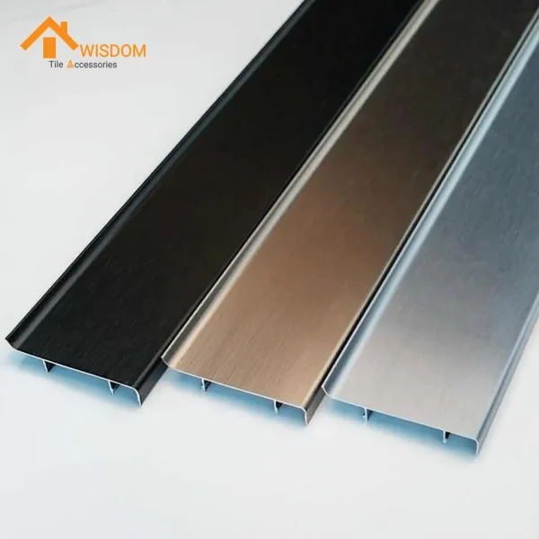 Aluminum Alloy Baseboard for Wall and Flooring Applications