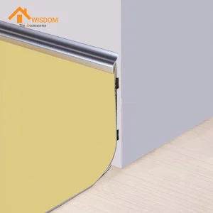 Aluminum Alloy Floor Baseboard Wall Skirting for Hospital Applications