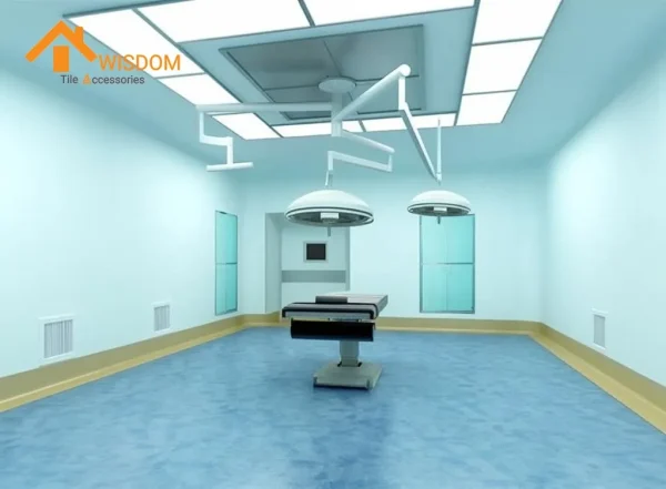 Aluminum Alloy Floor Baseboard Wall Skirting for Hospital Applications