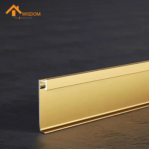 Aluminum Alloy Floor Skirting Board Tile Trim Metal Profile Edge Trim