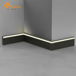 Aluminum Alloy LED Skirting Board for Wall and Flooring Applications