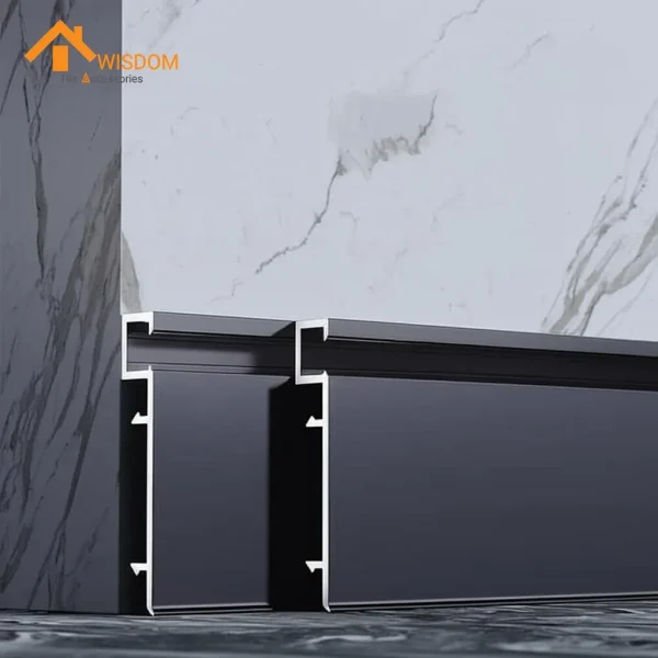 Aluminum Alloy LED Skirting Board for Wall and Flooring Applications