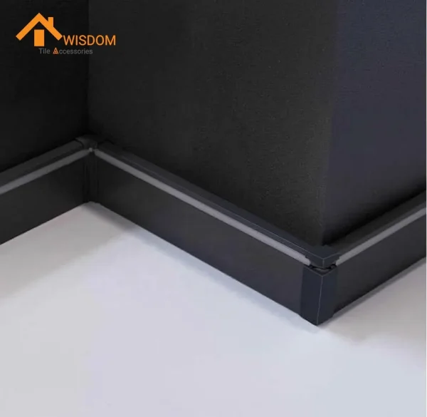 Aluminum Alloy LED Skirting Board for Wall and Flooring Applications