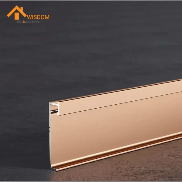 Aluminum Alloy LED Skirting Board with Integrated Lighting