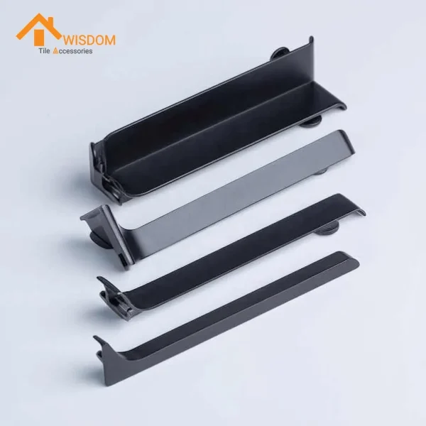 Aluminum Alloy Waterproof Wall Edge Tile Trim Profile Skirting Board
