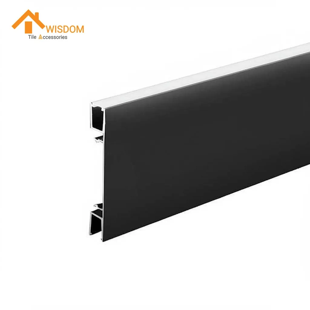 Aluminum Decorative Wall Skirting Baseboard for Interior Applications