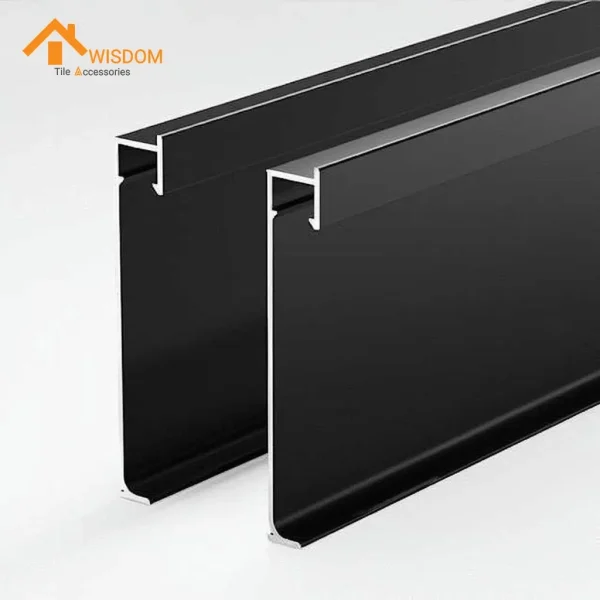 Aluminum Floor Skirting Board 2.5M for Flooring Accessories