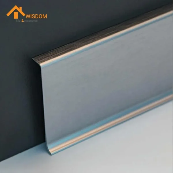 Aluminum Floor Skirting Profile for Decorative Applications
