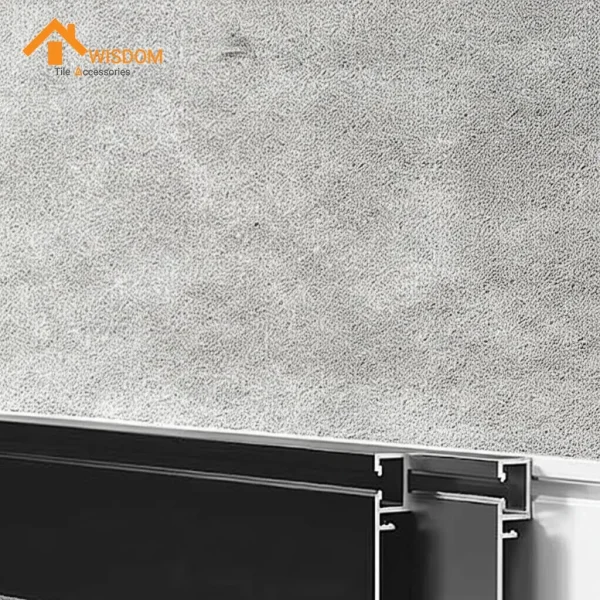 Aluminum LED Skirting Board Profiles for Wall Decoration