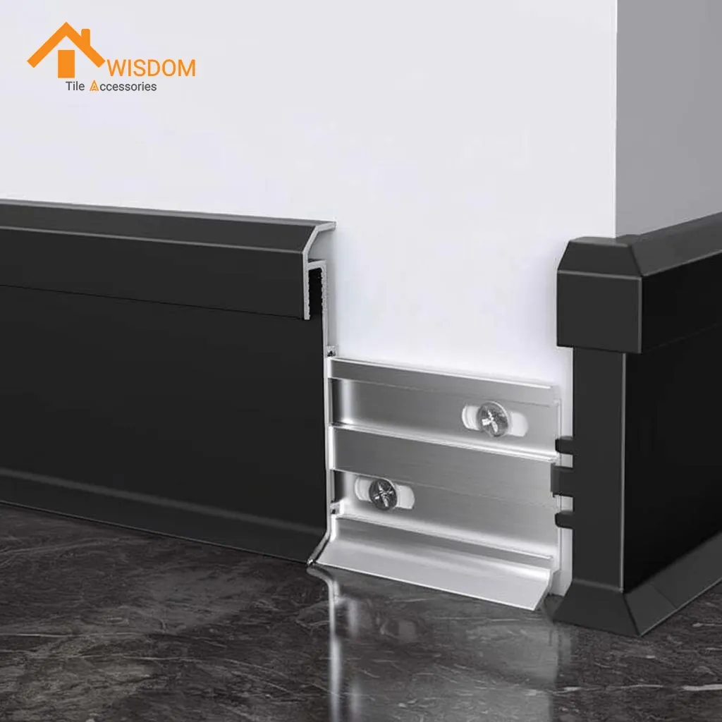 Aluminum LED Strip Skirting Panel for Corridors, Custom Sizes 5 Aluminum LED Strip Skirting Panel for Corridors, Custom Sizes