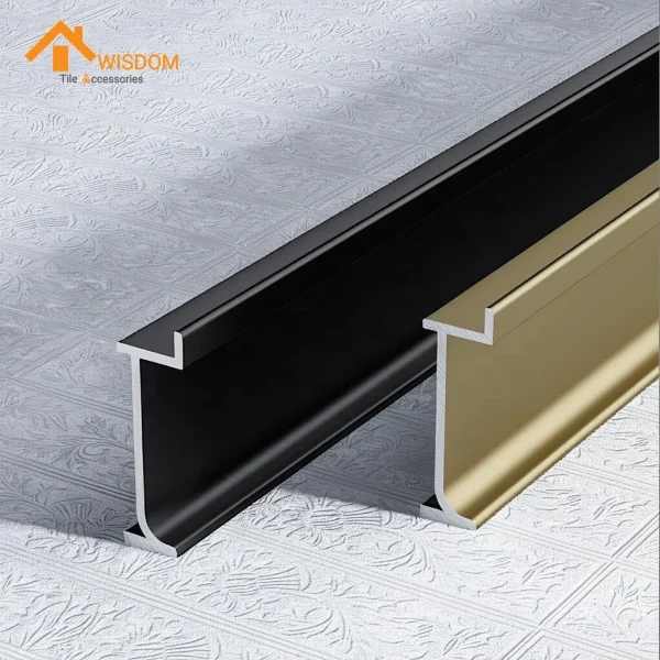 Aluminum Skirting Board for Flooring and Wall Trim Applications