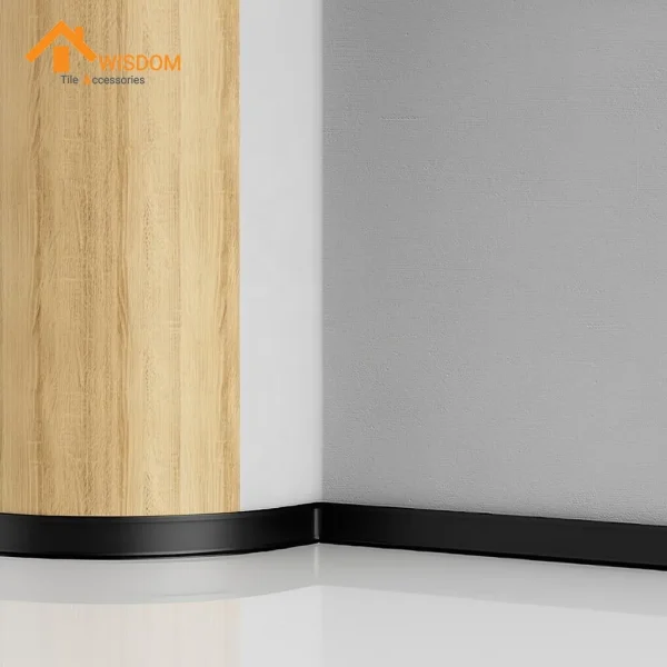 Aluminum Skirting Board for Office Buildings 1.2mm Thickness