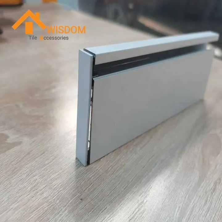 Aluminum Skirting Board with LED Lighting for Flooring Applications